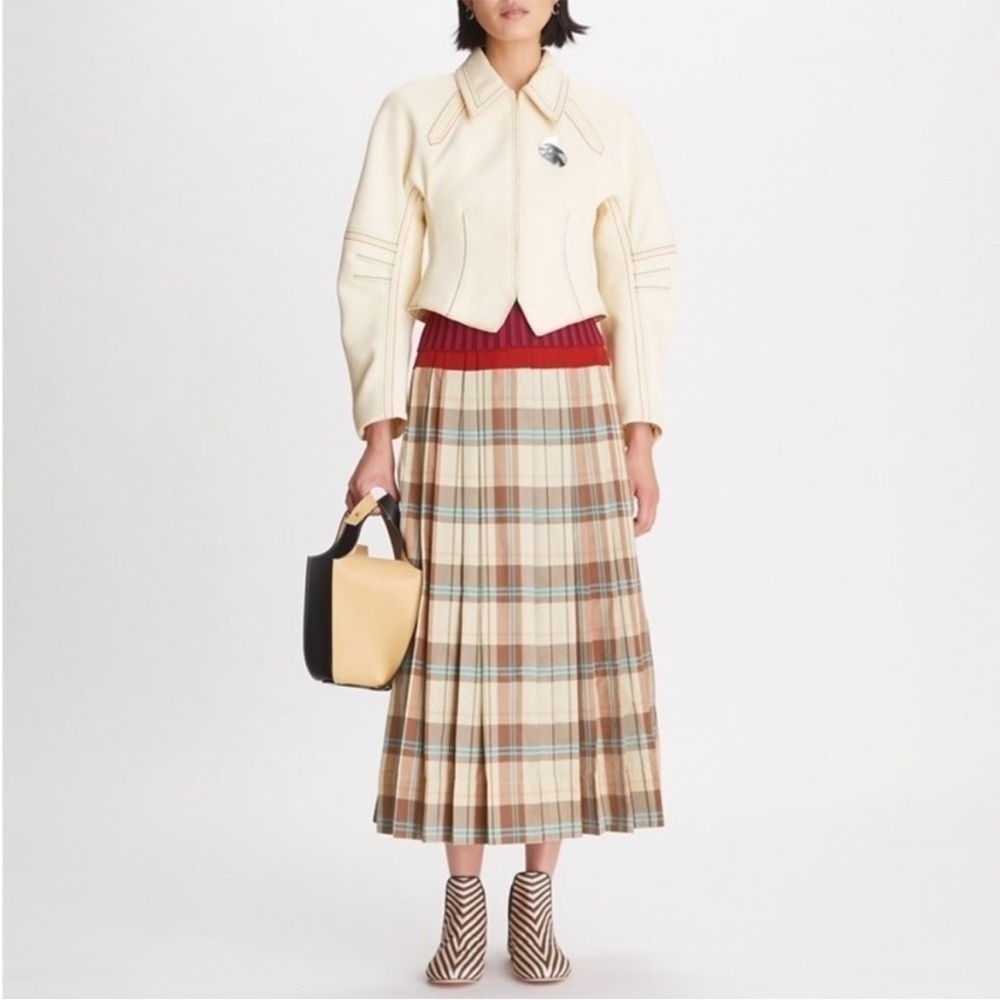 New Tory Burch Cotton Twill Jacket - Picture 7 of 15